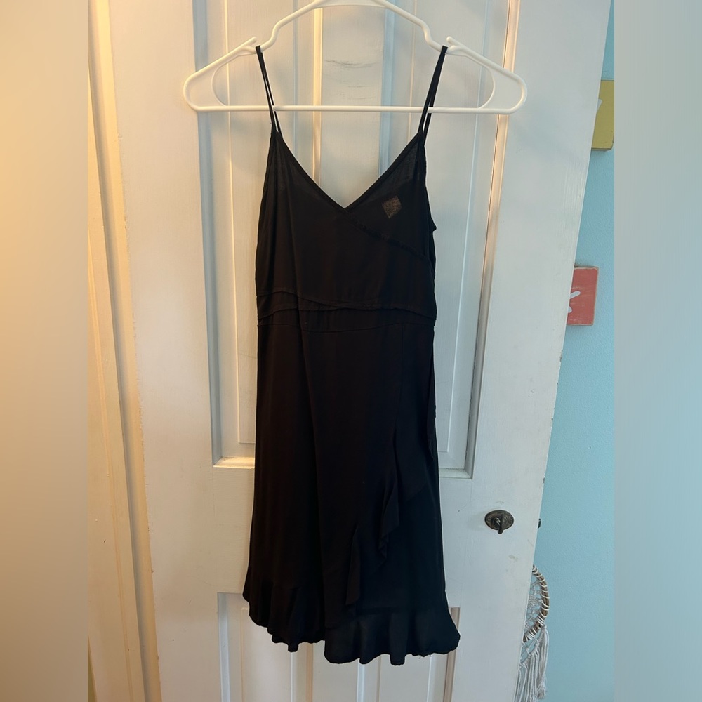 Black mini dress